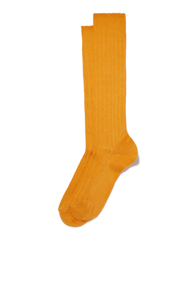 Ribbed Knee Length Socks